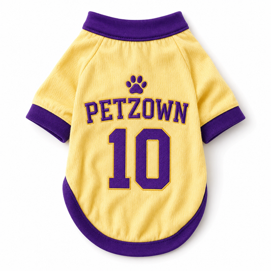 Petzown No.10 Pet Sports Jersey