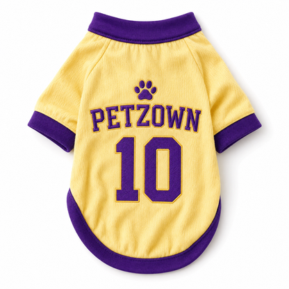 Petzown No.10 Pet Sports Jersey